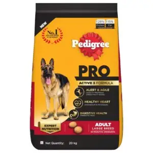 Pedigree PRO Adult Large Breed, 20 kg Dry Dog Food