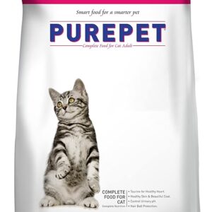 Purepet Adult Dry Cat Food Tuna and Salmon Flavour, 6 kg Pack