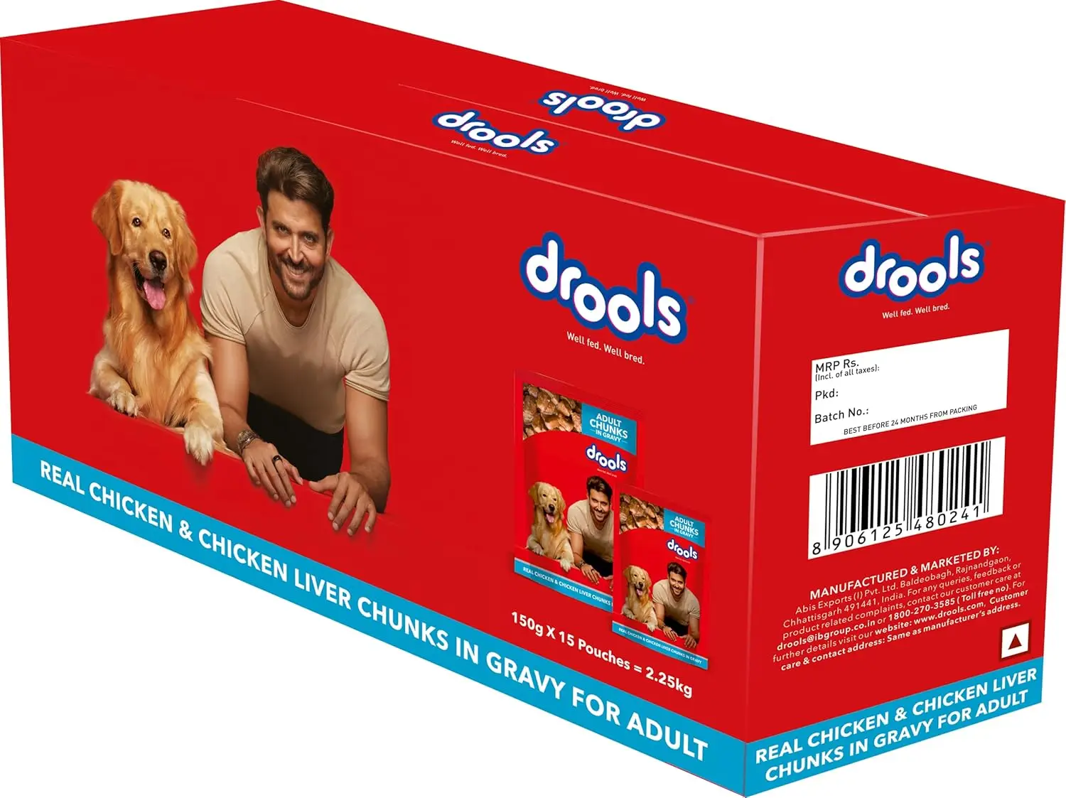Drools Adult Wet Dog Food, Real Chicken